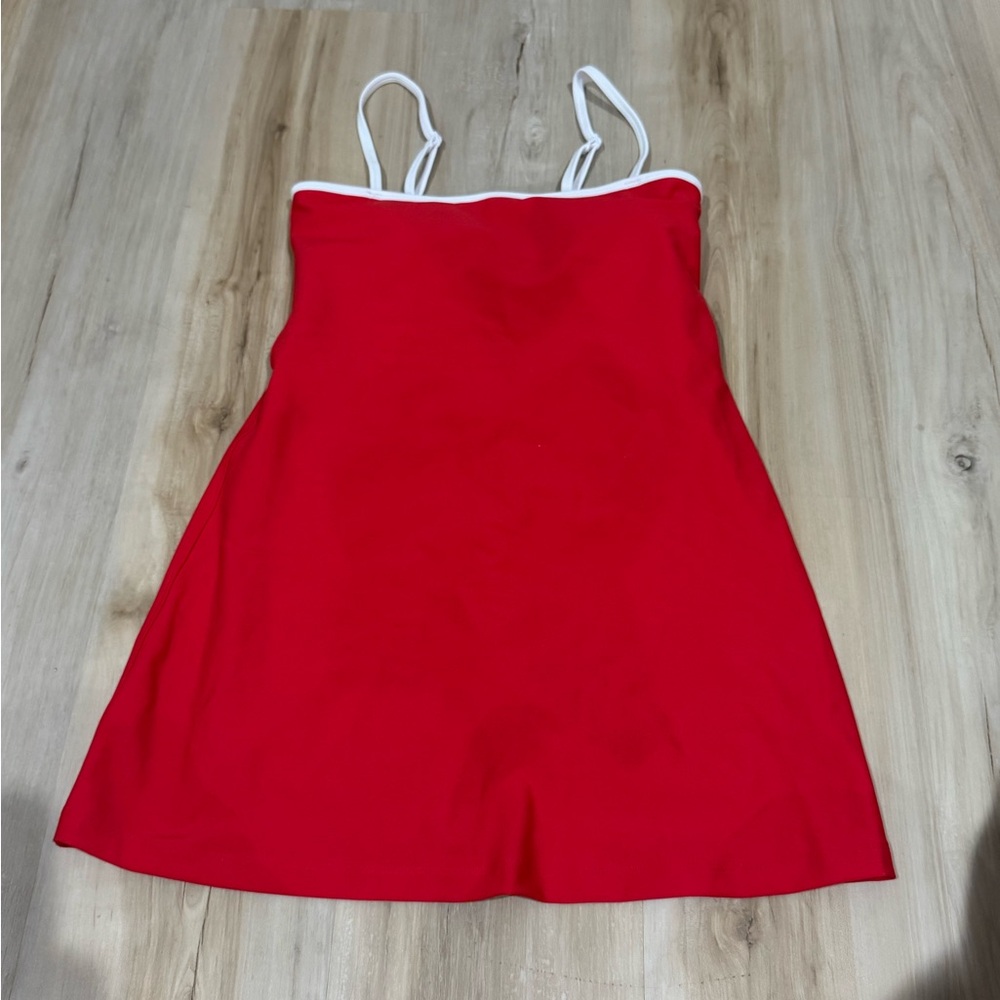 Abercrombie & Fitch Red YPB sculptLUX Bandeau Mini Dress